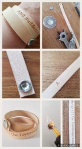 Workshop leren armbanden branden