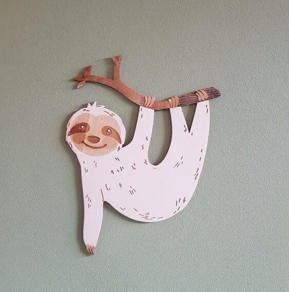 Fehn Muziek-mobiel Lazy & Pink – muziekmobiel met muziekdoos melodie Brahms wiegenlied – slaaphulp voor kalmering en werkgelegenheid – met babybedbevestiging voor baby's van 0-5 maanden
