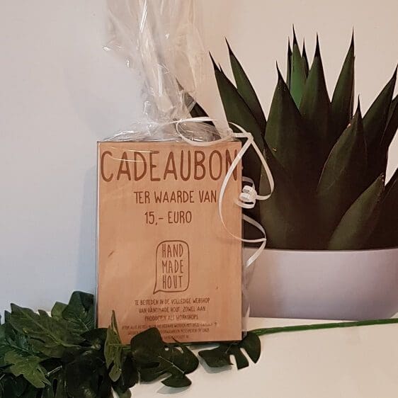 Cadeaubon 15 euro