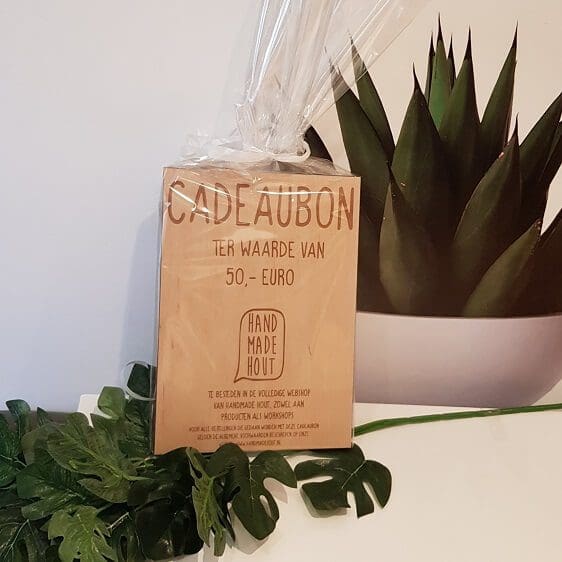 Cadeaubon 50 euro