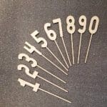 Caketopperset cijfers