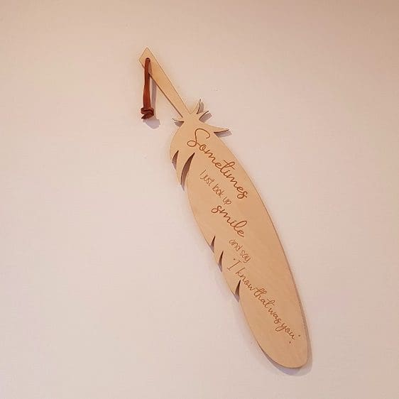 Houten veer 60 cm