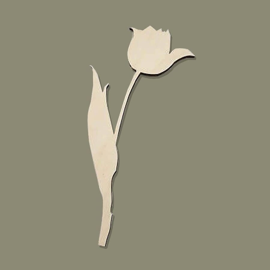 Houten tulp | Houten bloemen
