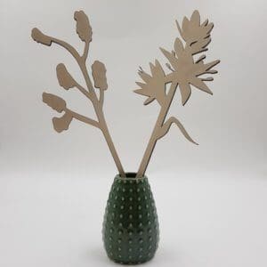 Houten bloemen 