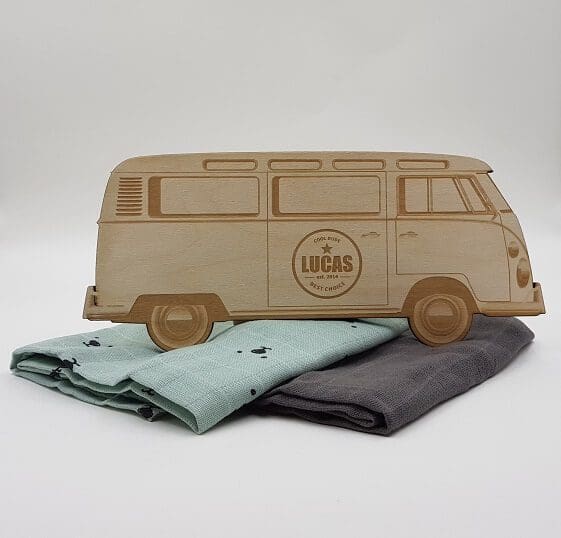 Houten Volkswagen T1 camper bus