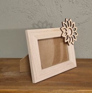 houten fotolijstje met mandala