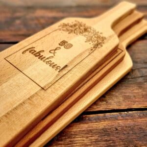 Borrelplank wijnfles