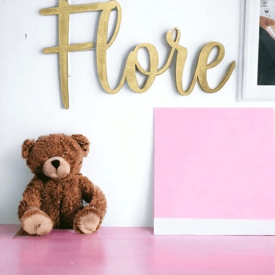 houten naam kleur rich gold