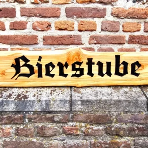 bord voor binnen en buiten gefreesd geschilderd