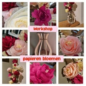 workshop papieren bloemen 18 januari workshop papieren bloemen 26 januari