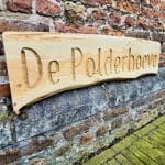 Eiken schaaldeel gefreesd ongeschilderd